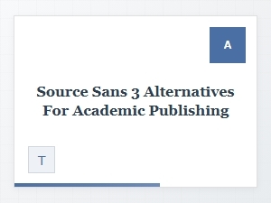 Humanist Sans Serif Alternatives to Source Sans Pro